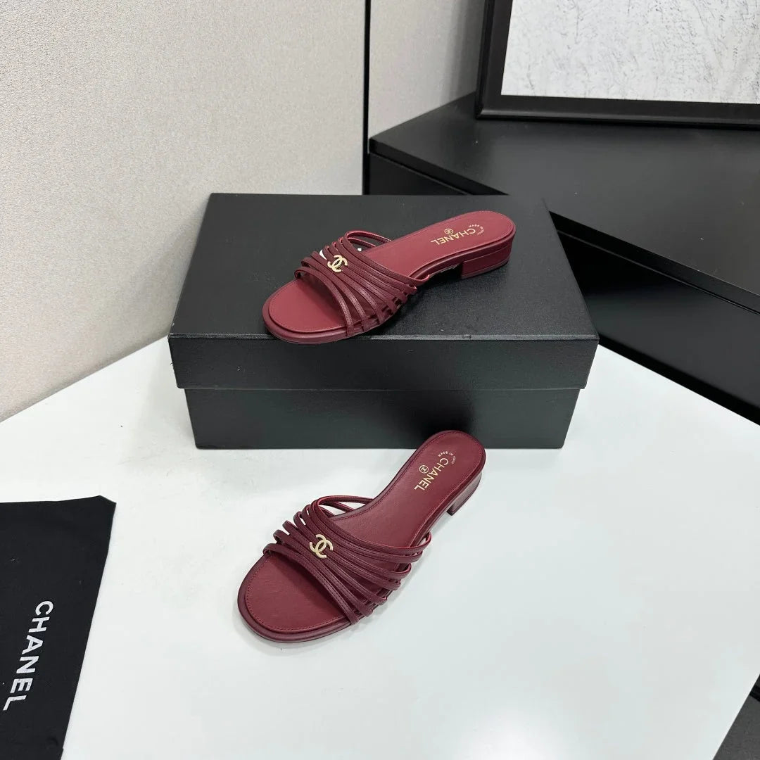 Chanel 2026 Strappy Sandal Flat Calfskin 894918