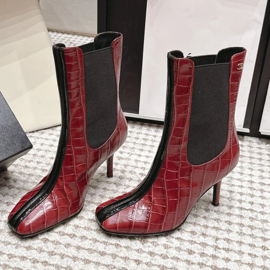 Chanel 2026 Boots 85mm Patent Calfskin 930660
