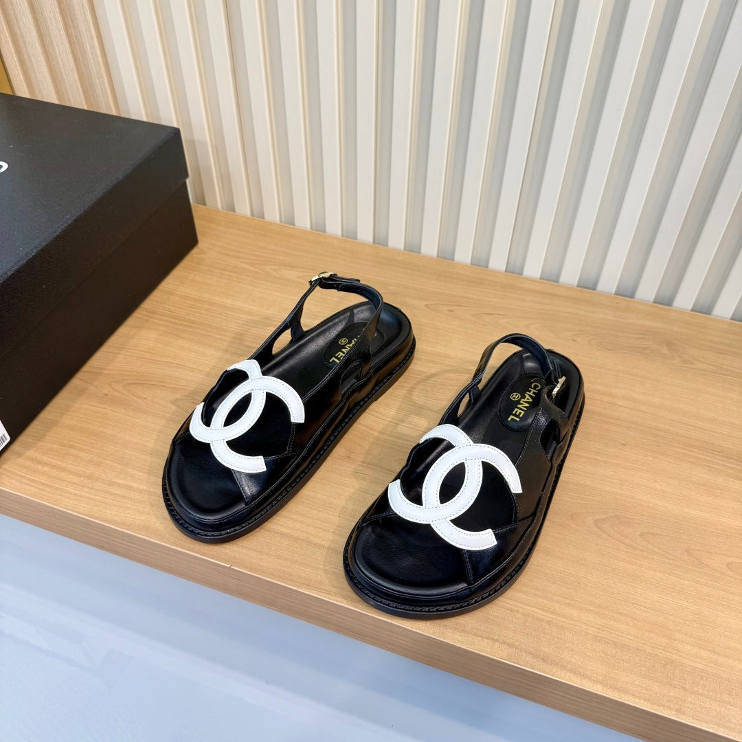 CC 26s Open-Toe Strappy Sandals Leather 986950