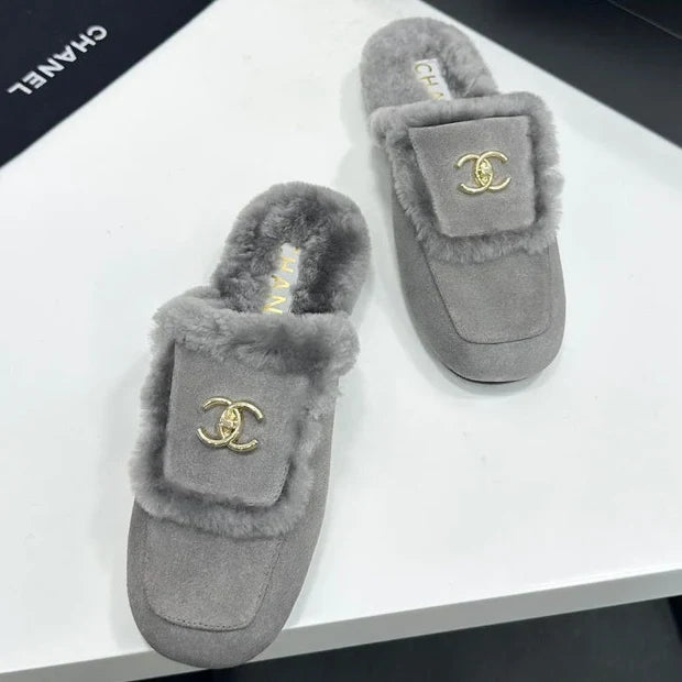 Chanel 2026 Double C Mule Suede Cowhide 985898