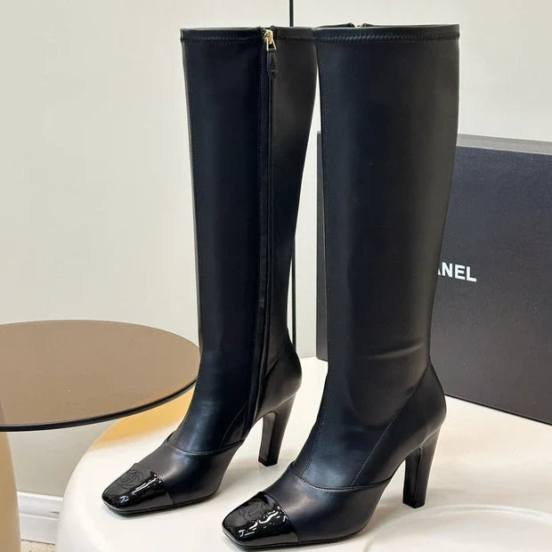 Chanel 2026 Stretch Boots 80mm Suede Cowhide 986293