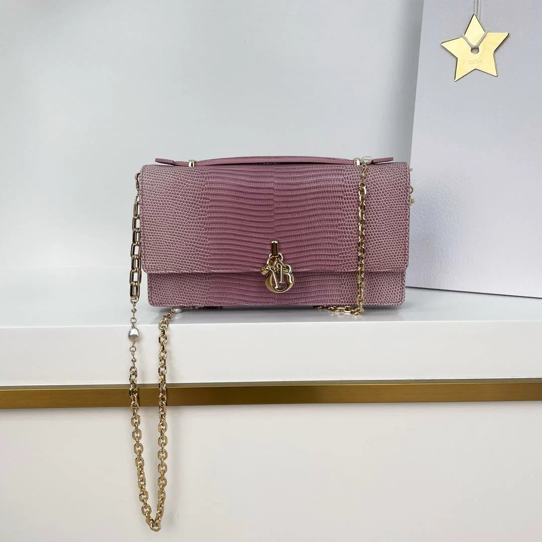 Dior 2026 Pearl Clutch Bag 21cm Leather