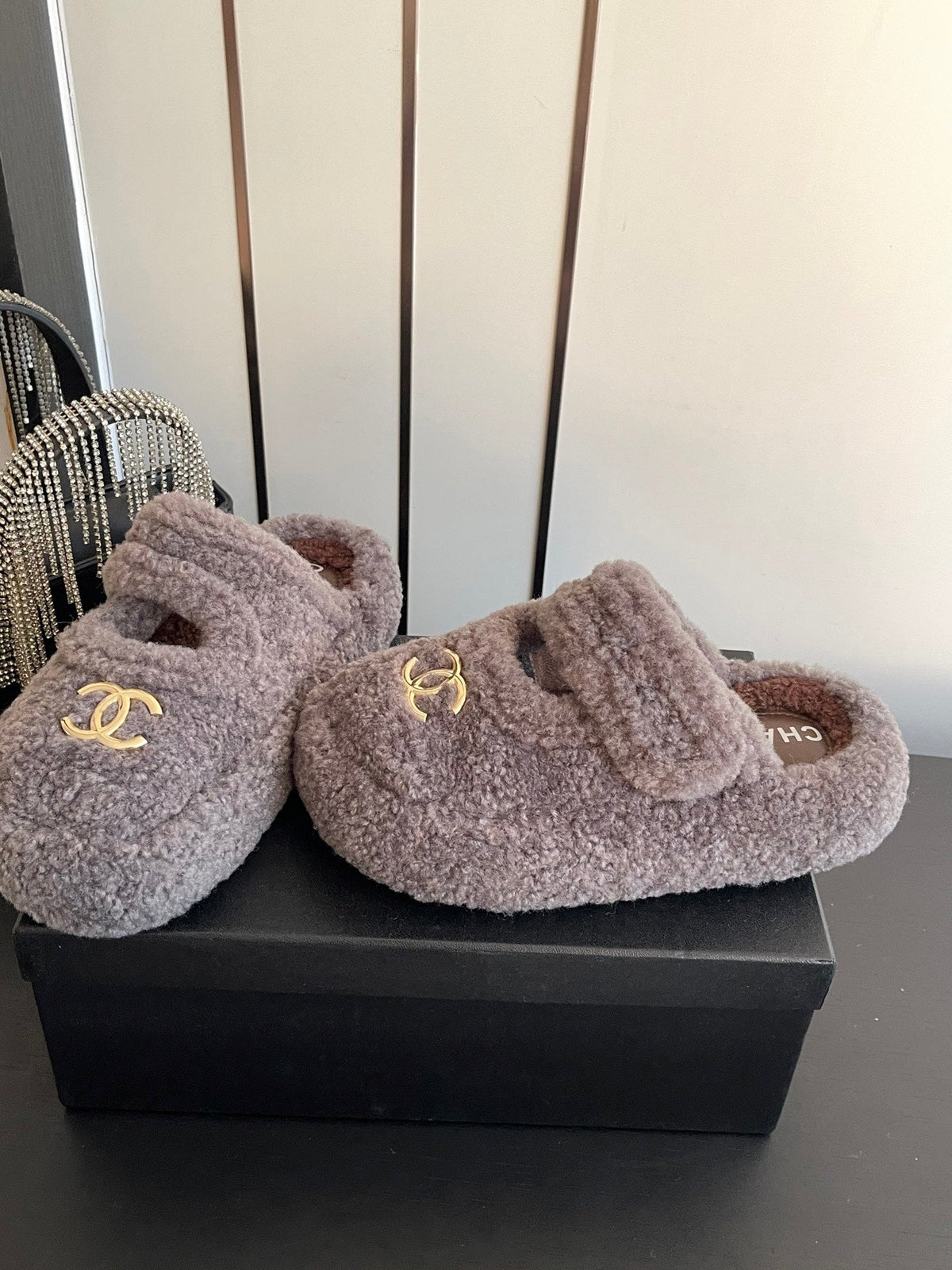 Chanel 2026 Furry Mule Wool 176755