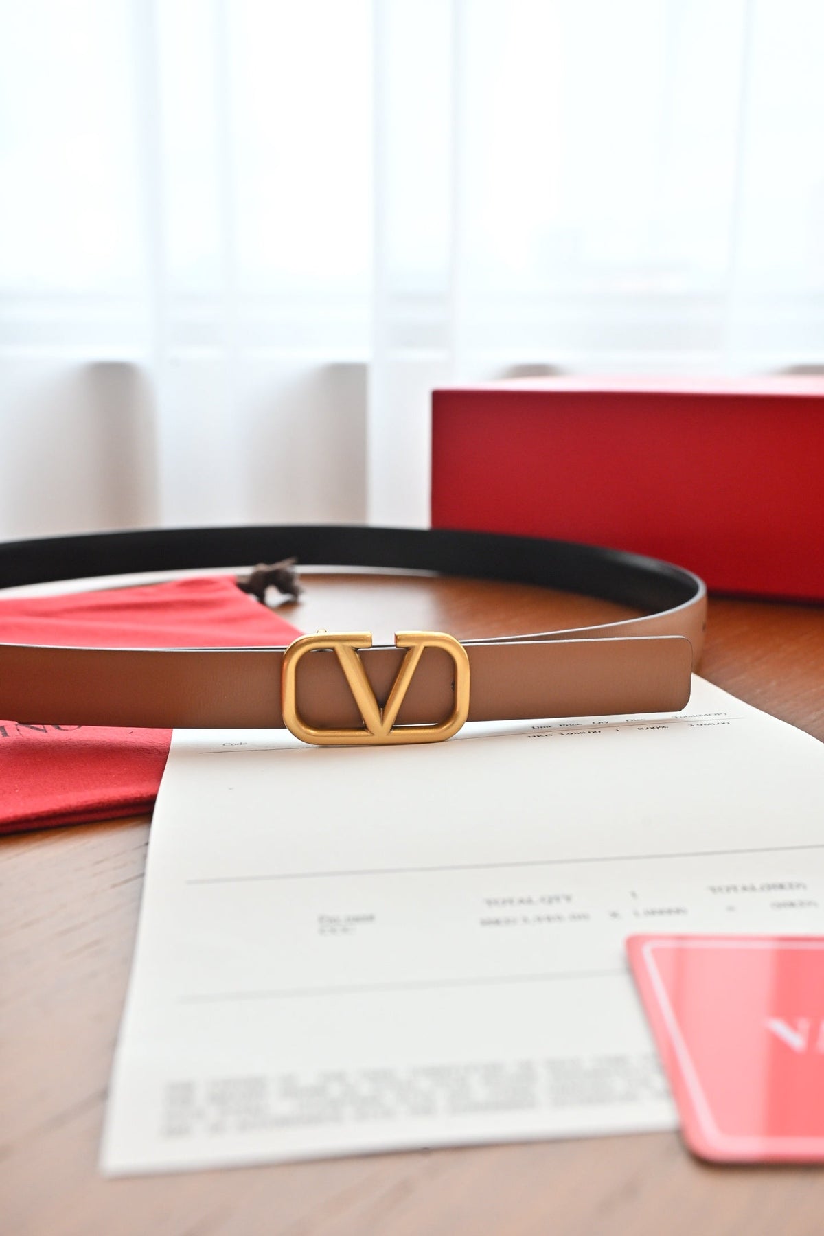 Valentino VLogo Signature Belt 2.0cm Cowhide 219545