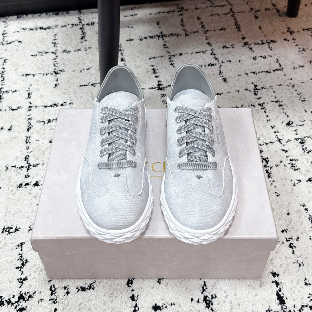 Jimmy Choo 26S Sneakers Grey Suede 831492