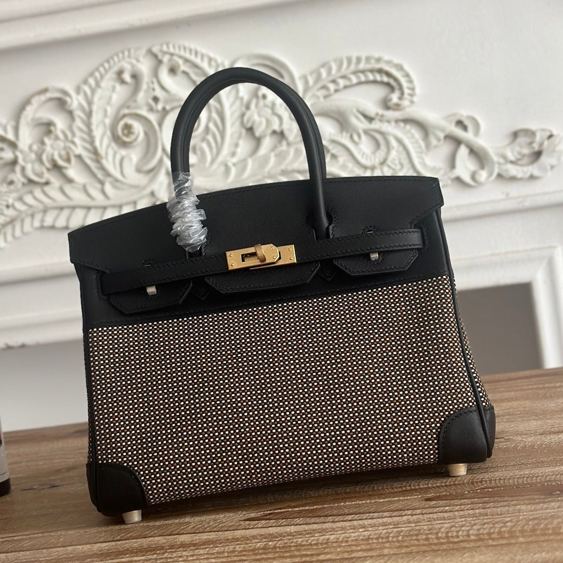 High-end Hermes 2026 Birkin Quadrille Bag Canvas/Swift Leather