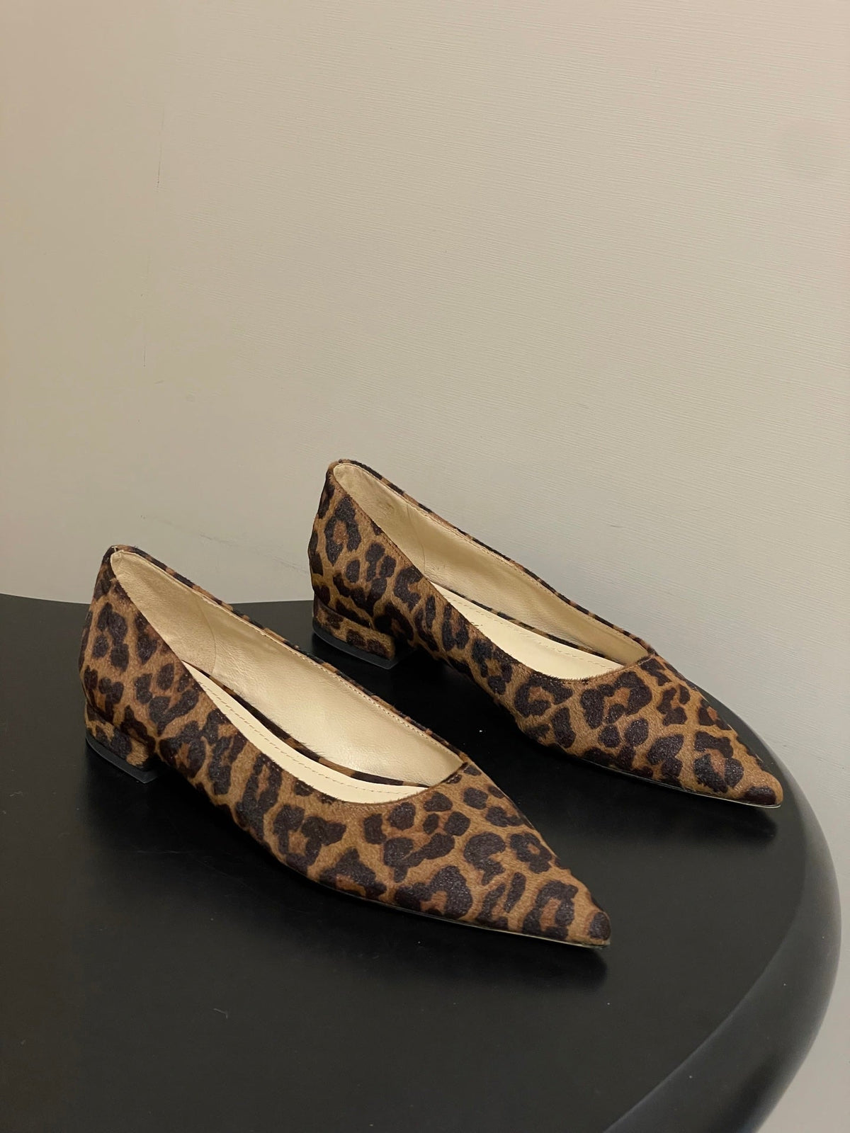 GR 26s Flats Leopard Print Pony Hair 164791