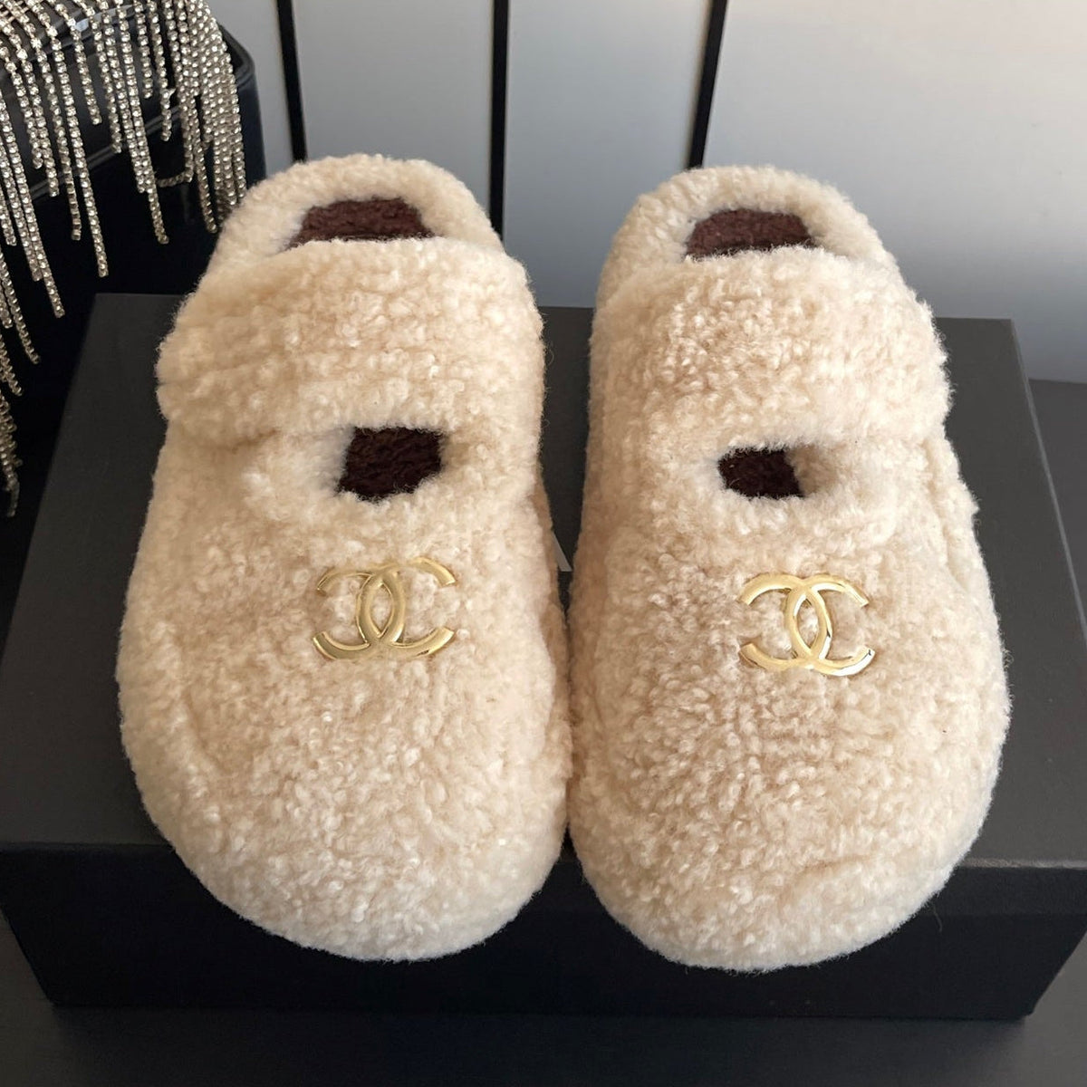 Chanel 2026 Furry Mule Wool 176755