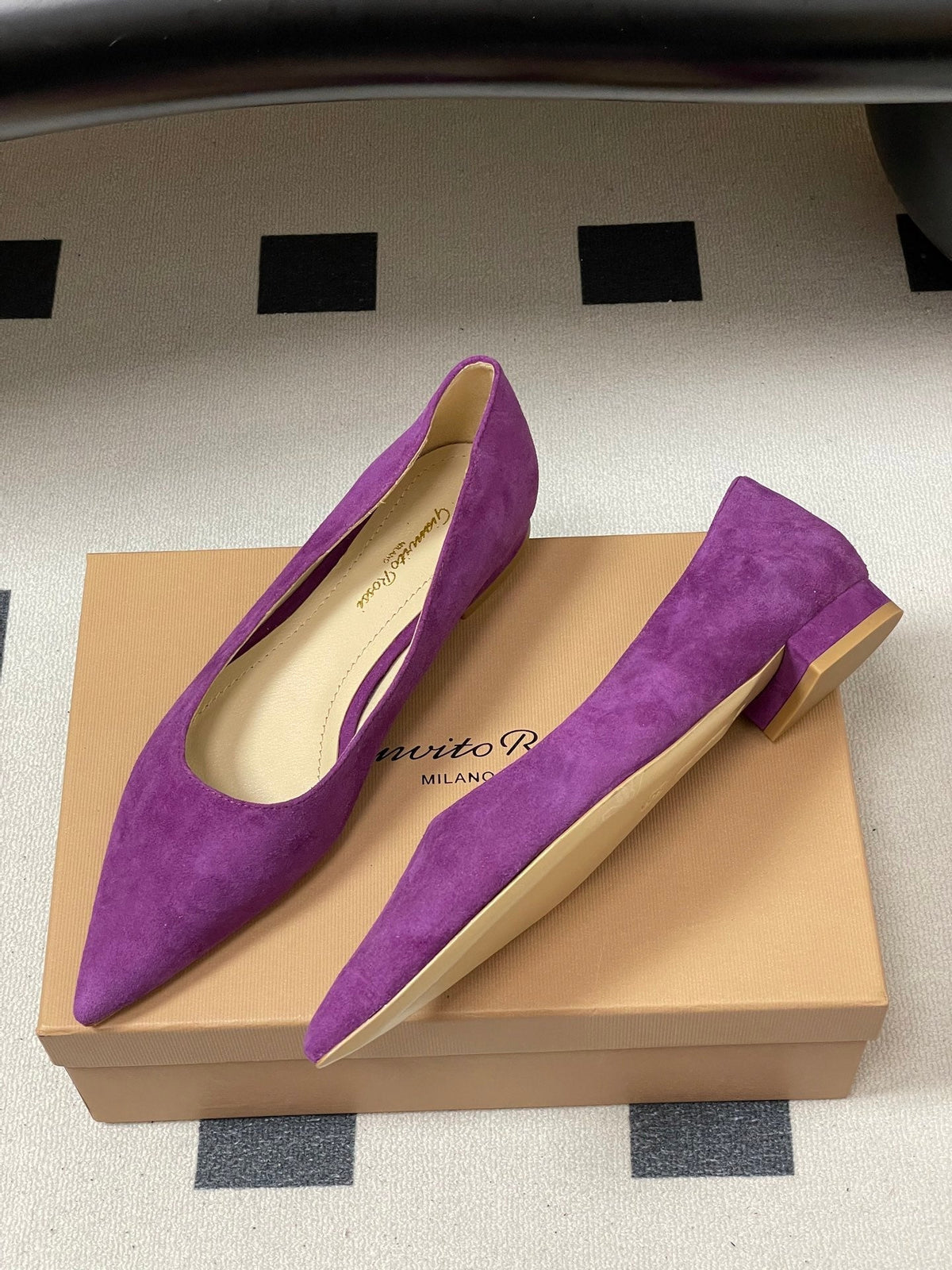 GR 26s Flats Purple Suede 164790