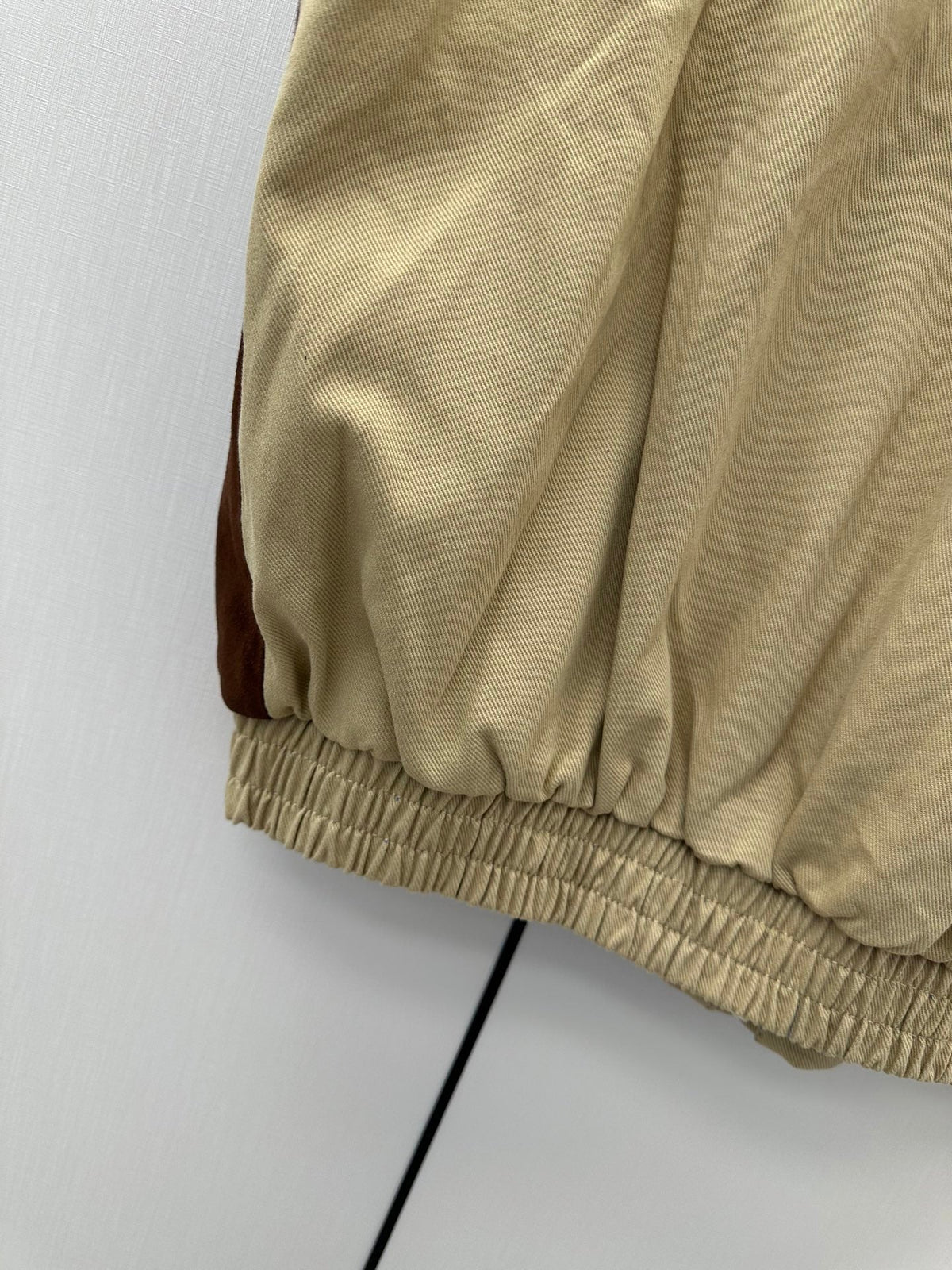 Miumiu 2026 Vest Brown Beige Suede Fabric 420984