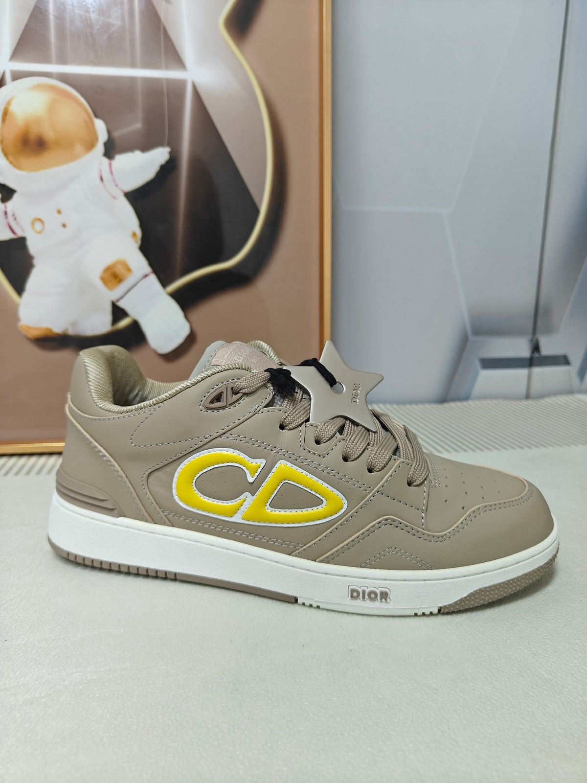 CD 26s Low Top Sneaker Light Brown Calfskin 728419