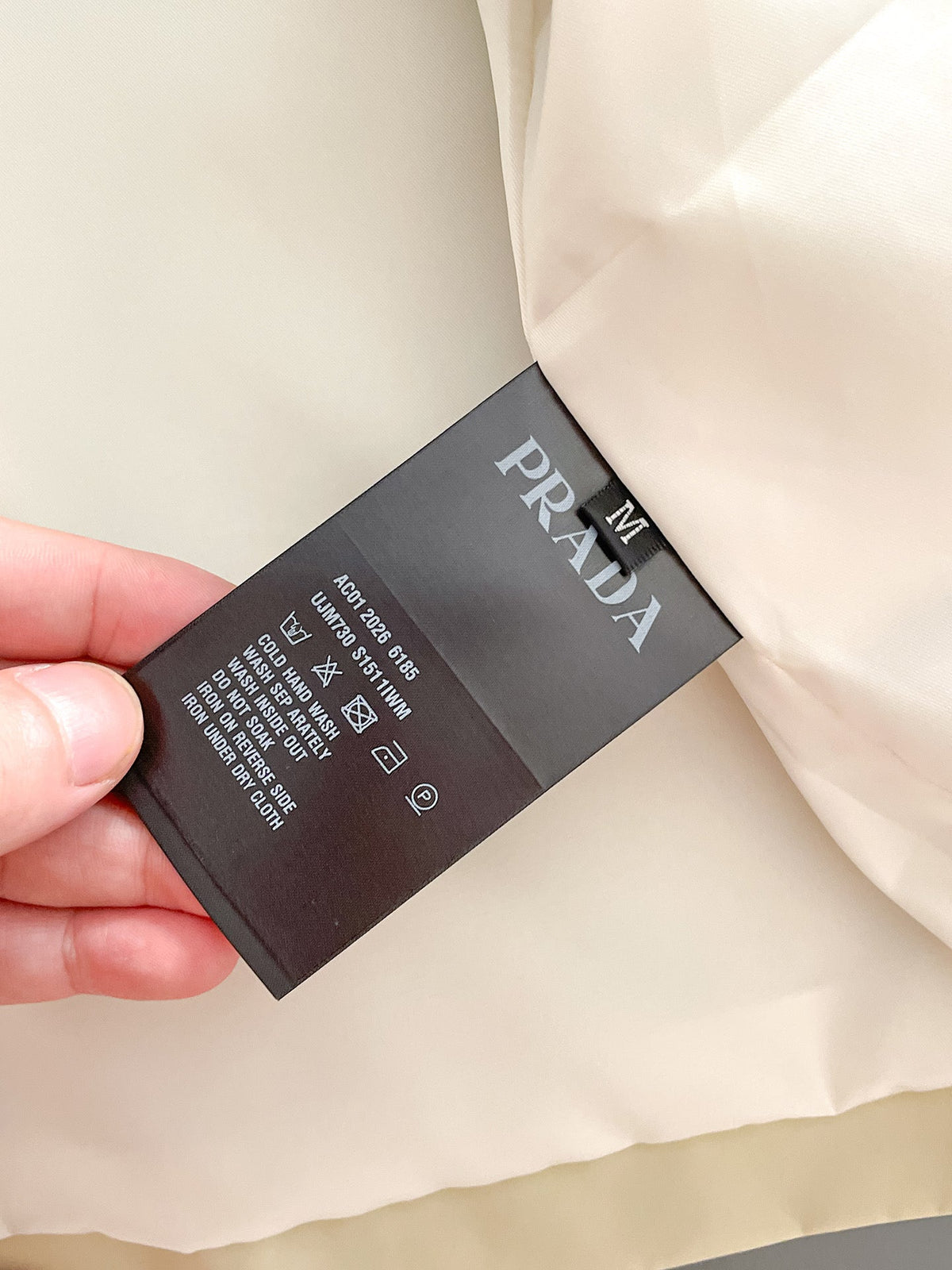 Prada 26s Men Zip Up Blouson Jacket Mini Logo Tag 639148