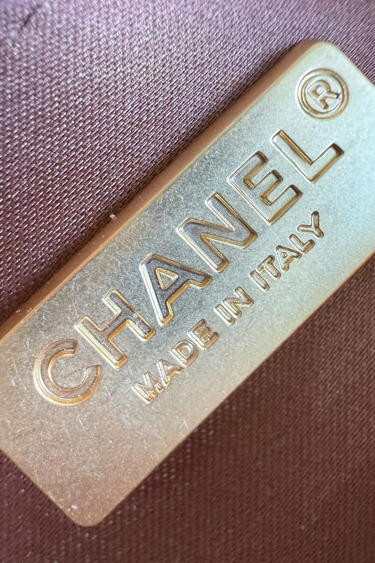 CC Mini Flap Bag 21cm Gold/Silver Sequin