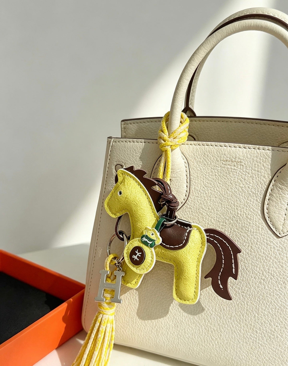 Hermes Yellow Horse Charm