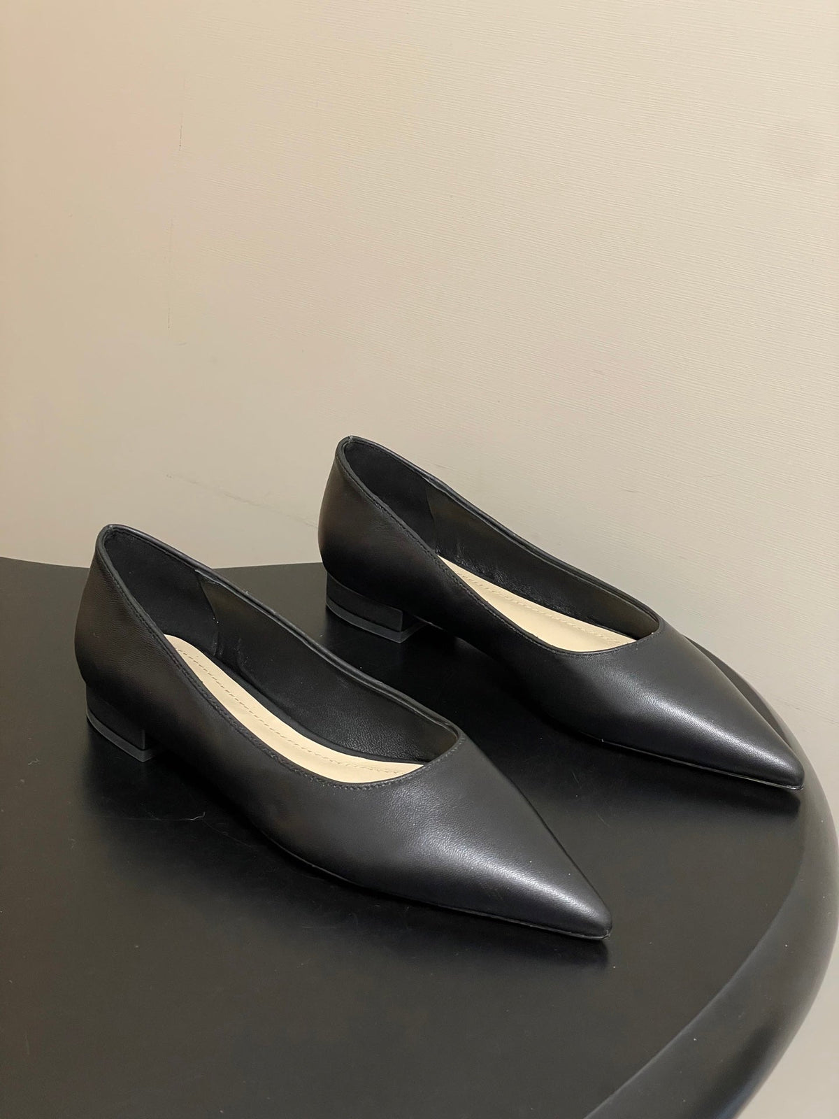 GR 26s Flats Black Calfskin 164797