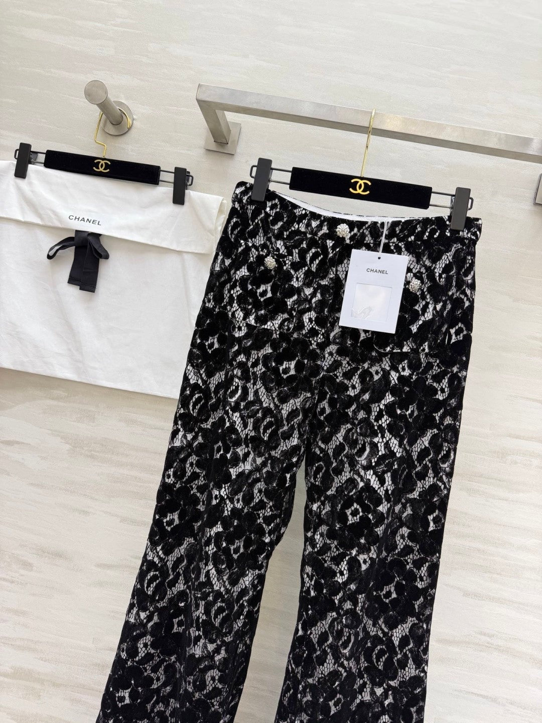 Chanel 26S Lace Flared Pants Style 1026