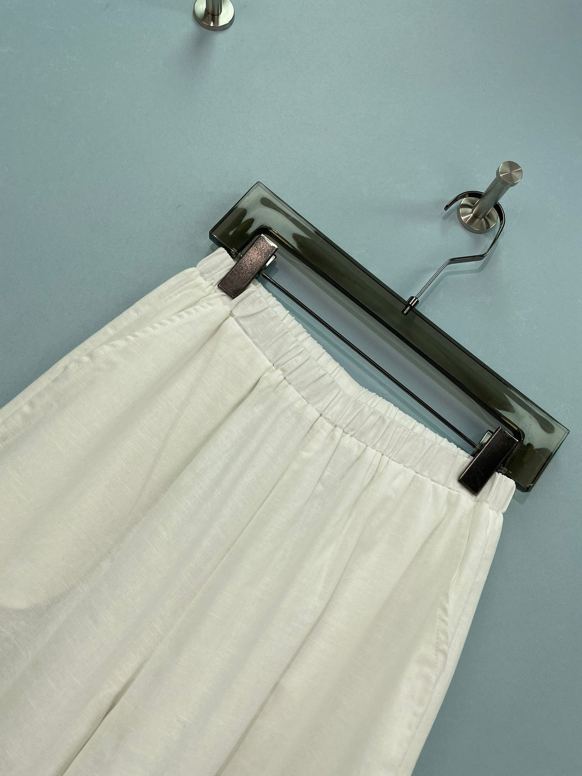 Chanel 26S Lace Trim Wide-Leg Pants 1561