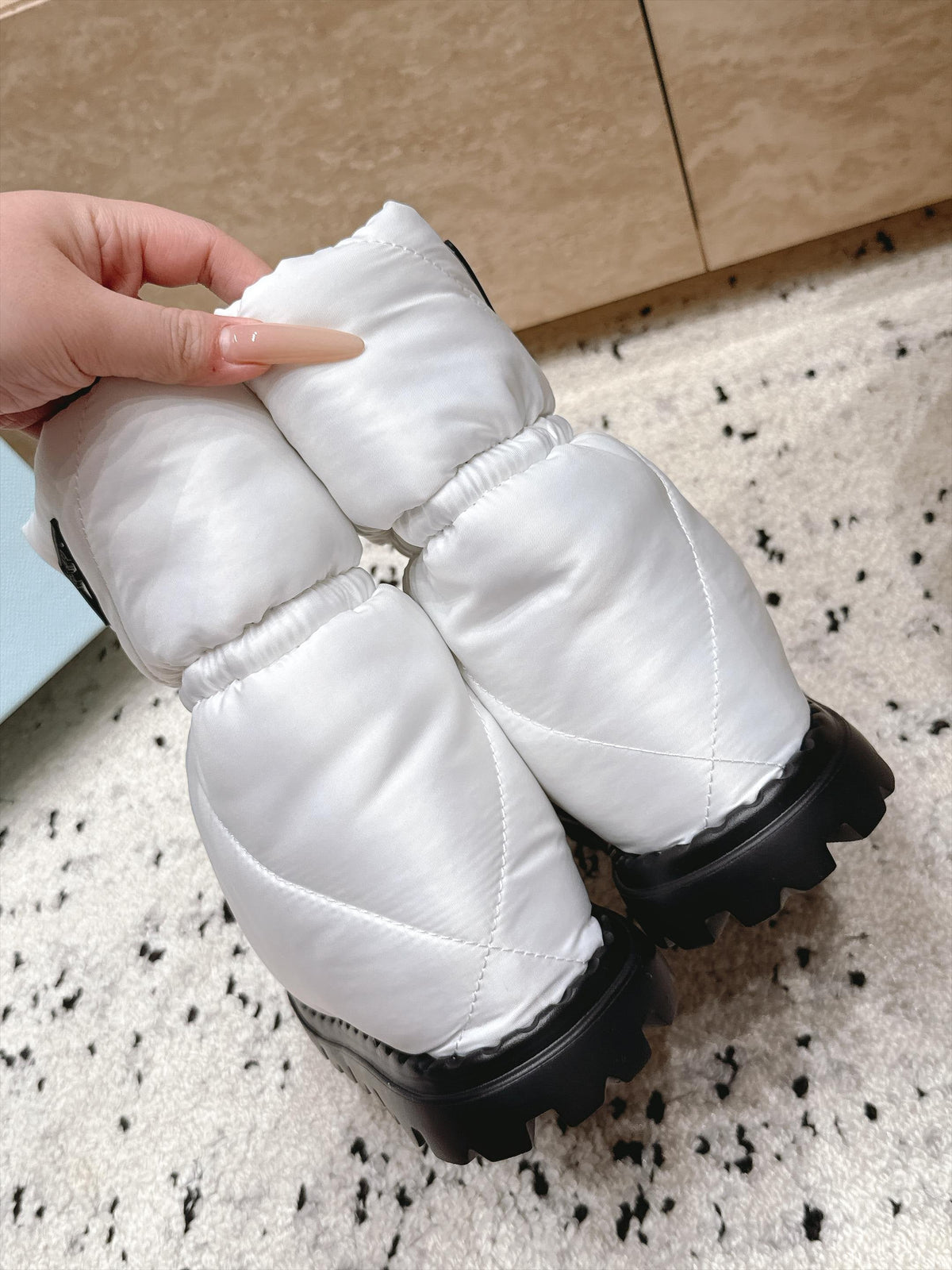 Prada 2026 Snow Boots Fabric 180394