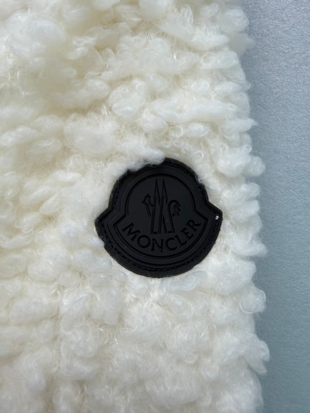 Moncler 2026 Diamond-Quilted Padded Cardigan White Wool Down