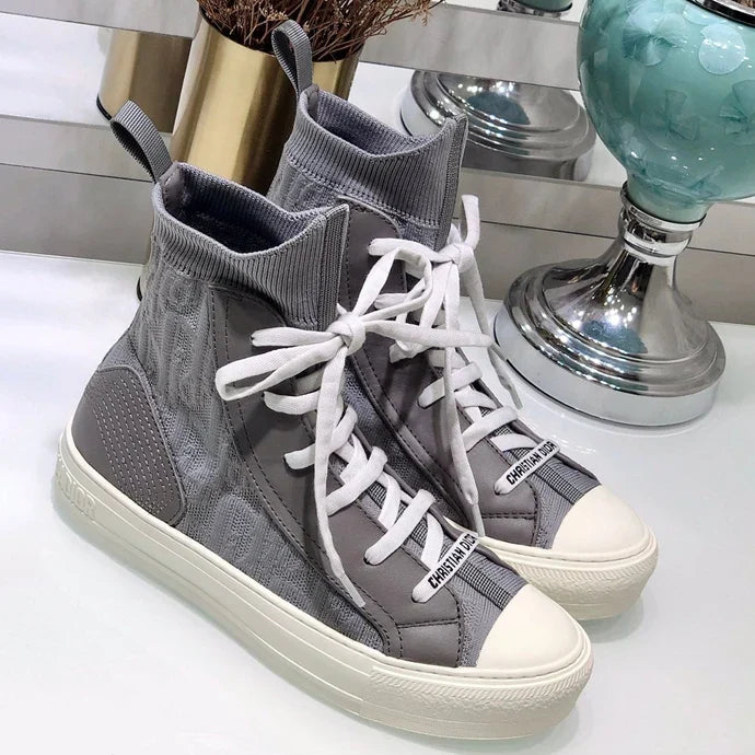 Dior 2026 Knitted High-Top Sneakers Fabric 966665