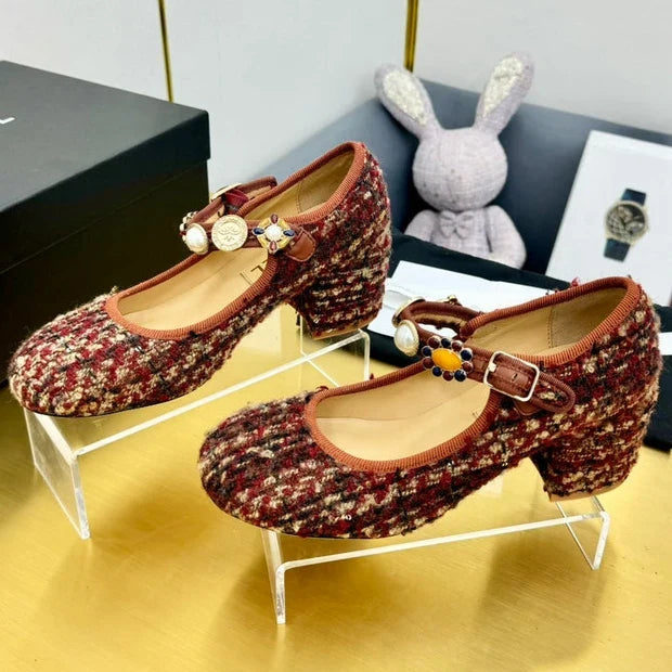 Chanel 2026 26A Métiers D'Art Pumps Lambskin Fabric 983132