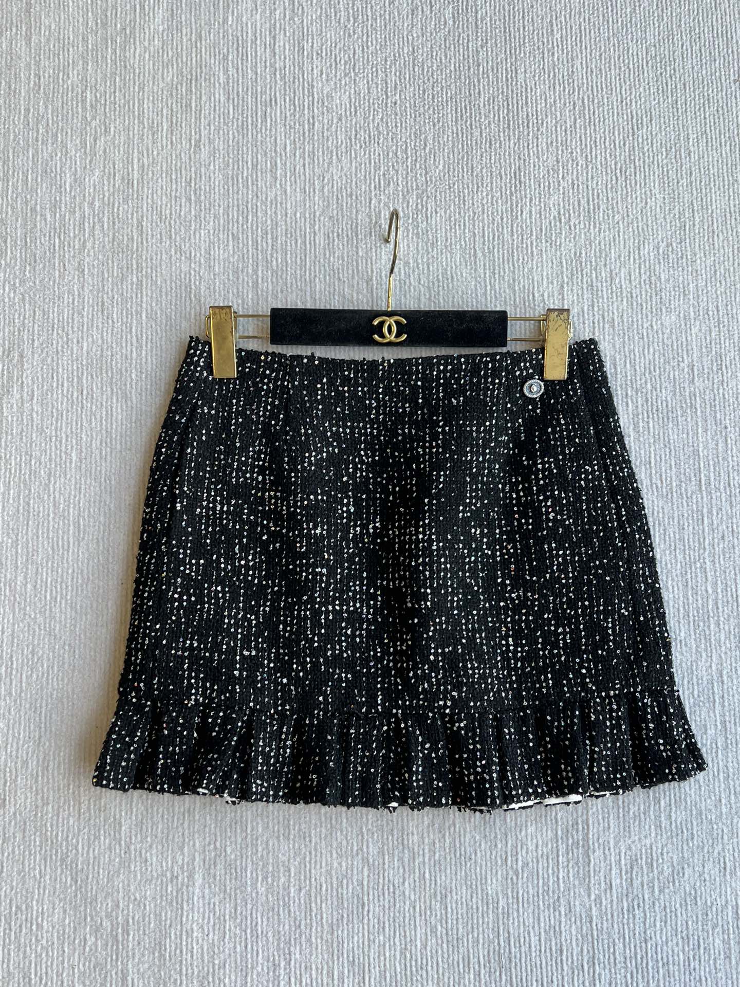CC 25 Set Tweed Black Polyester Wool