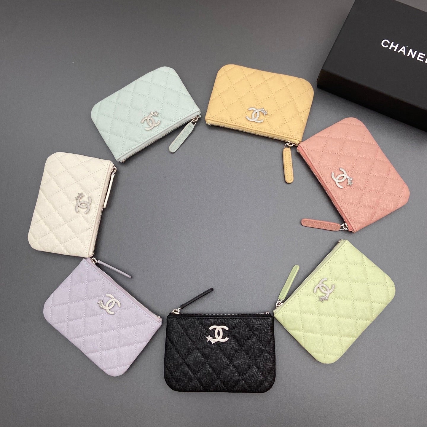 Chanel 25 Pouch 15cm Grained Calfskin 325090