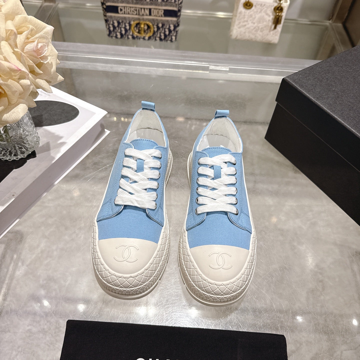 CC 26s Biscuit Shoes Canvas Sheepskin 989588