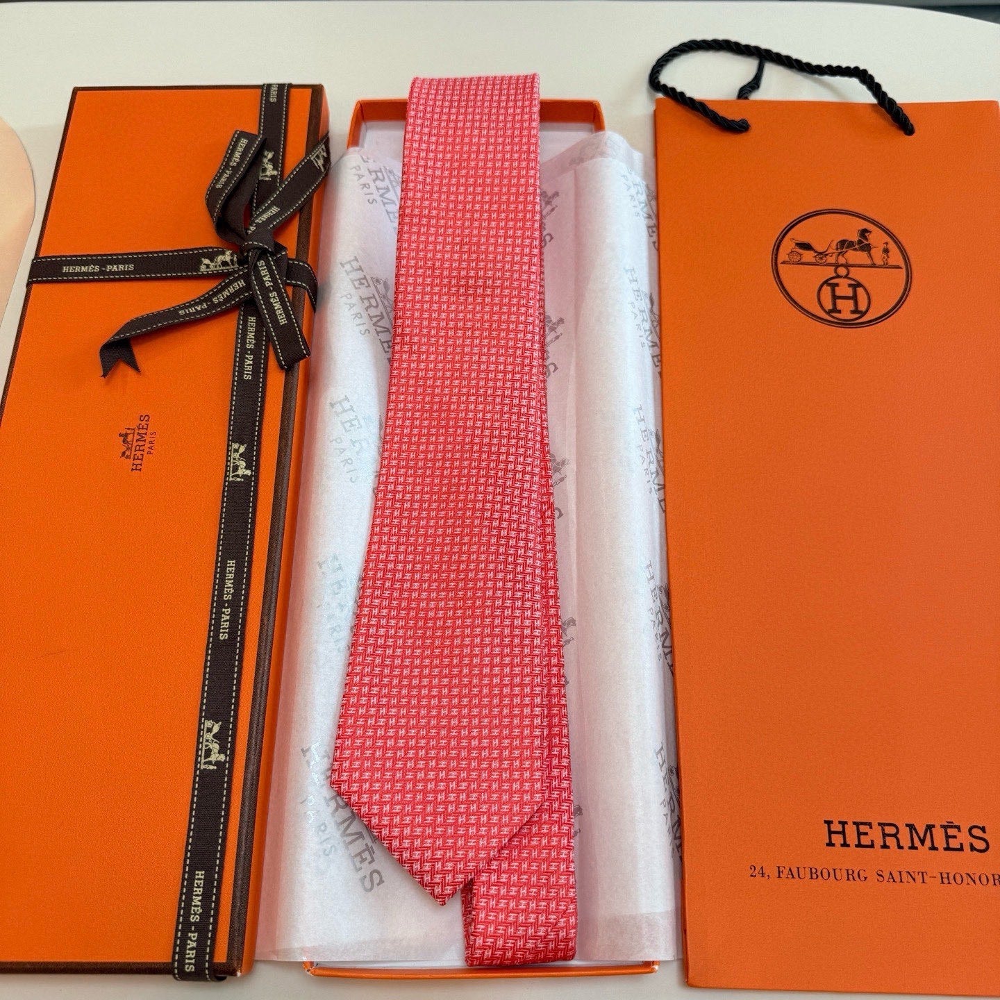 HM Men's Ties Twill Silk 437499