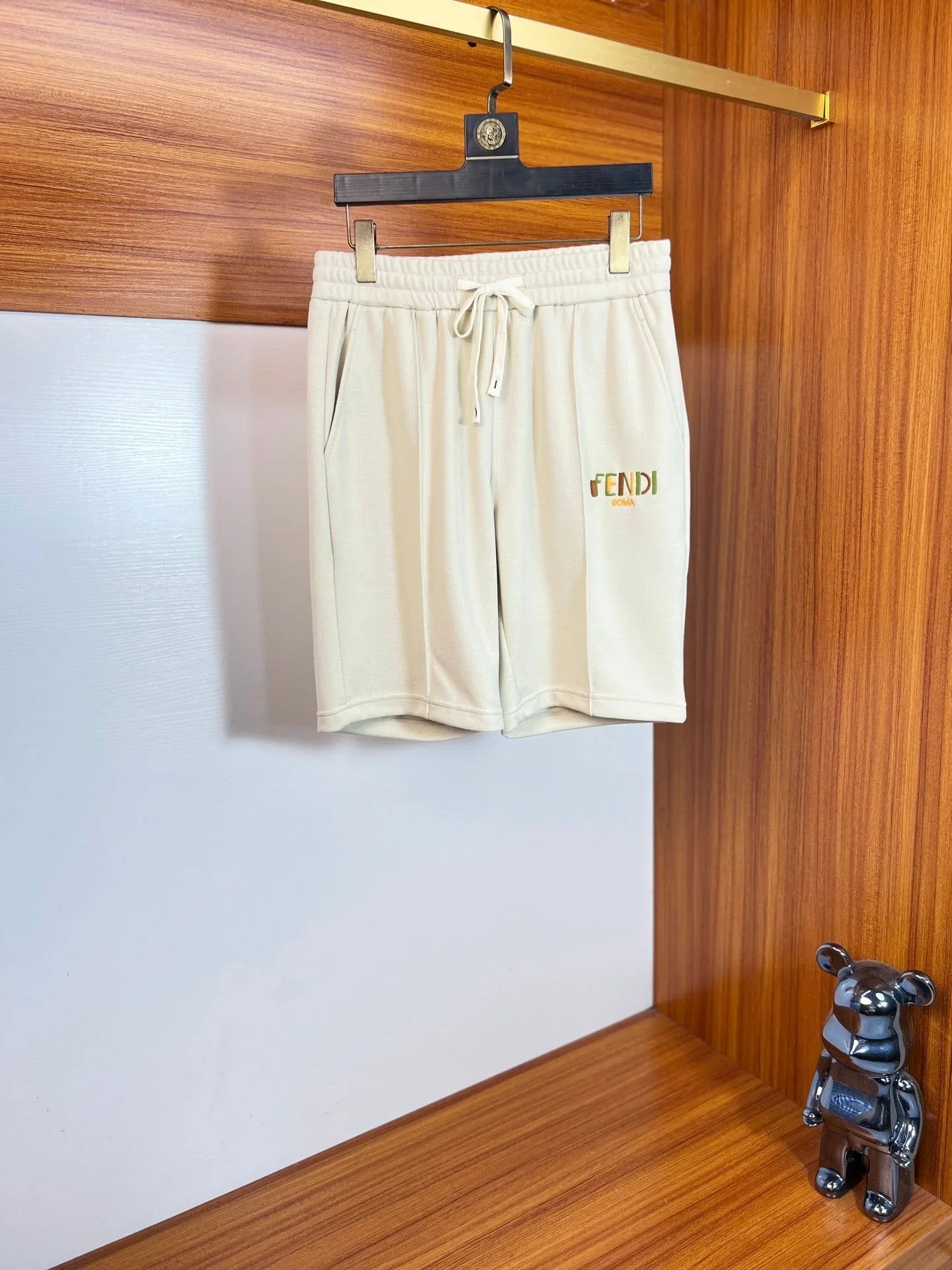 Fendi 2026 Men's Five-Point Shorts Cotton 804096