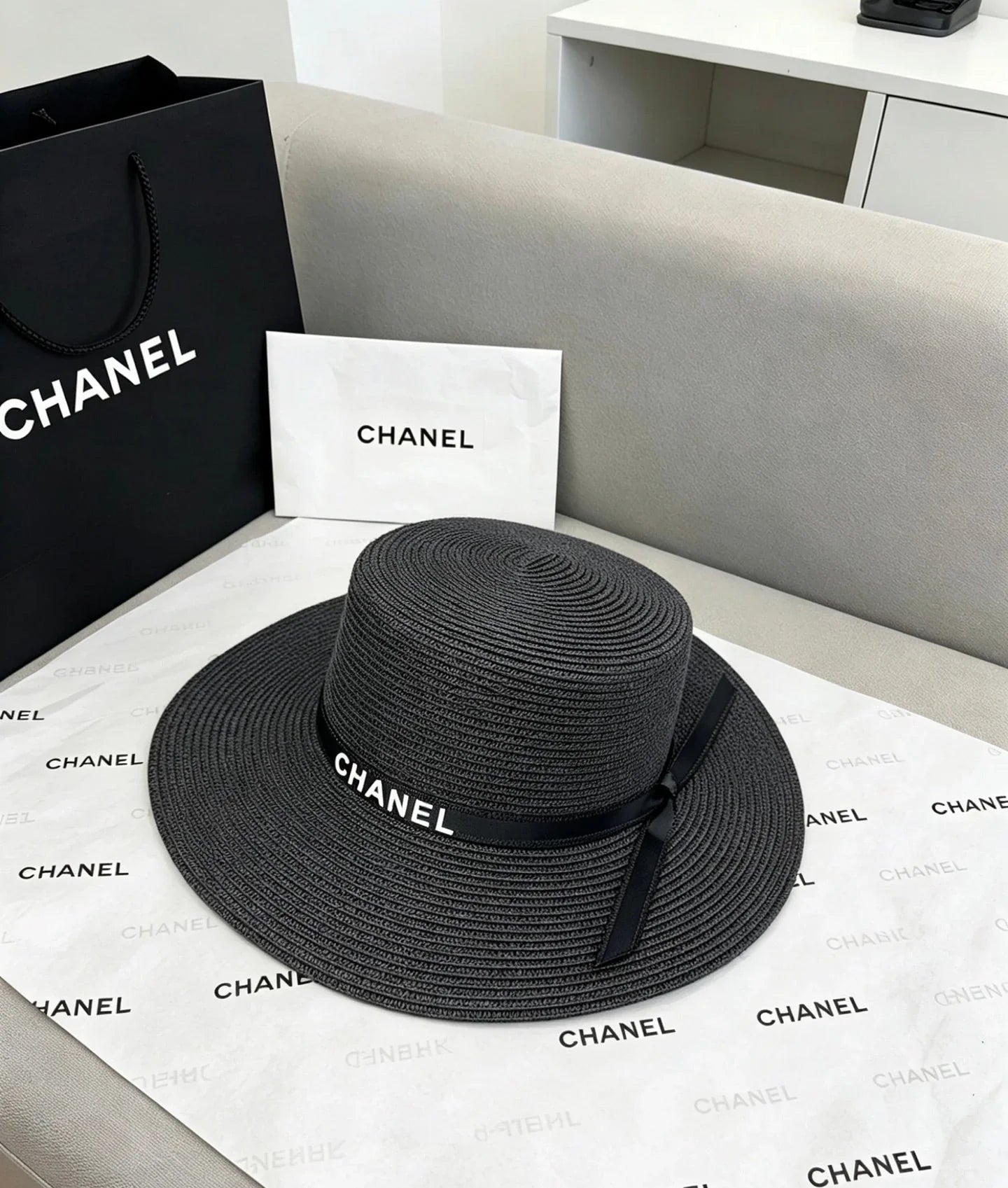 Chanel Flat Top Hat 212716
