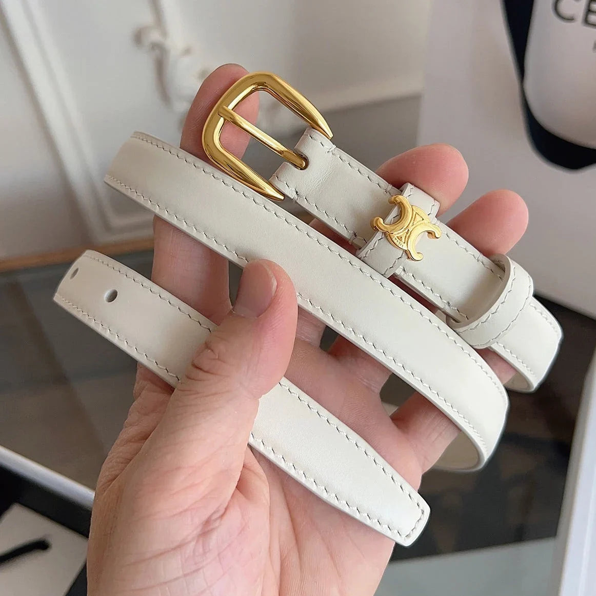 Celine 2026 Vivienne Belt 1.8cm Leather 194277