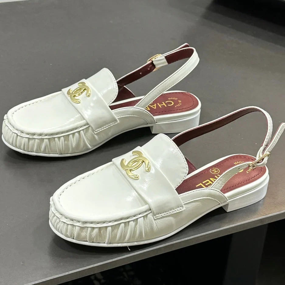 Chanel 2026 Slingback Loafers Leather Sheepskin 832506