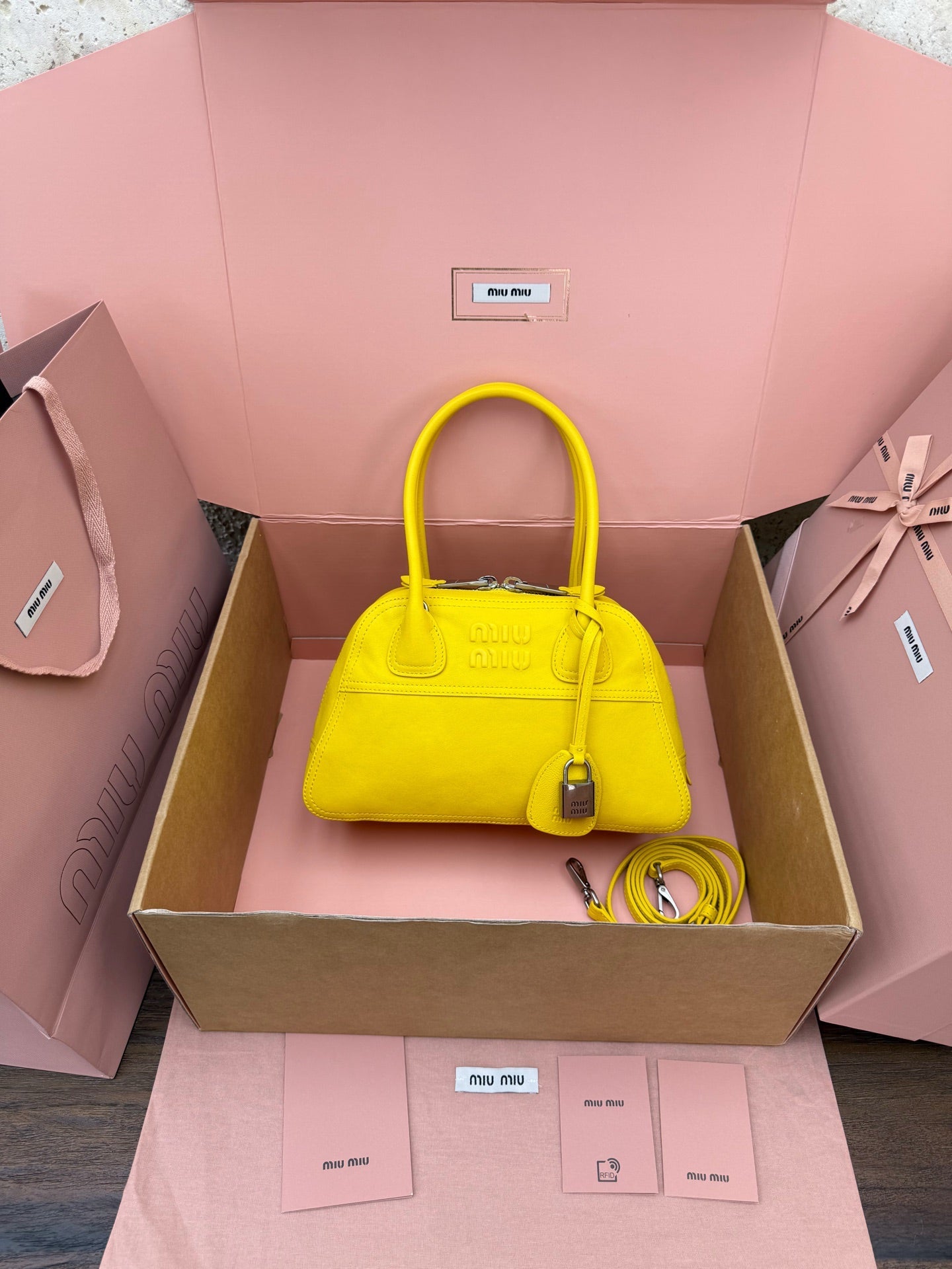 Miu Vivant Bag Nappa Leather