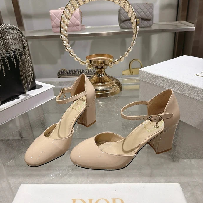 Dior 2026 High-Heeled Slingbacks 85mm Patent Leather 951371