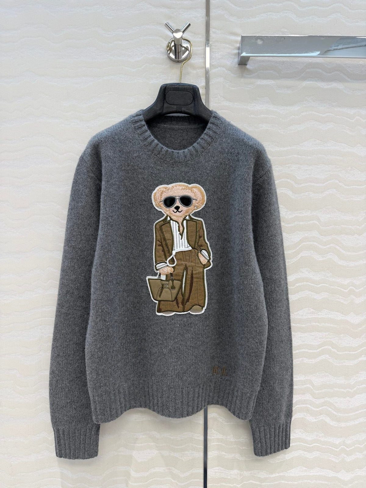 Ralph Lauren 26S Polo Bear Knit Sweater Cream White 441003
