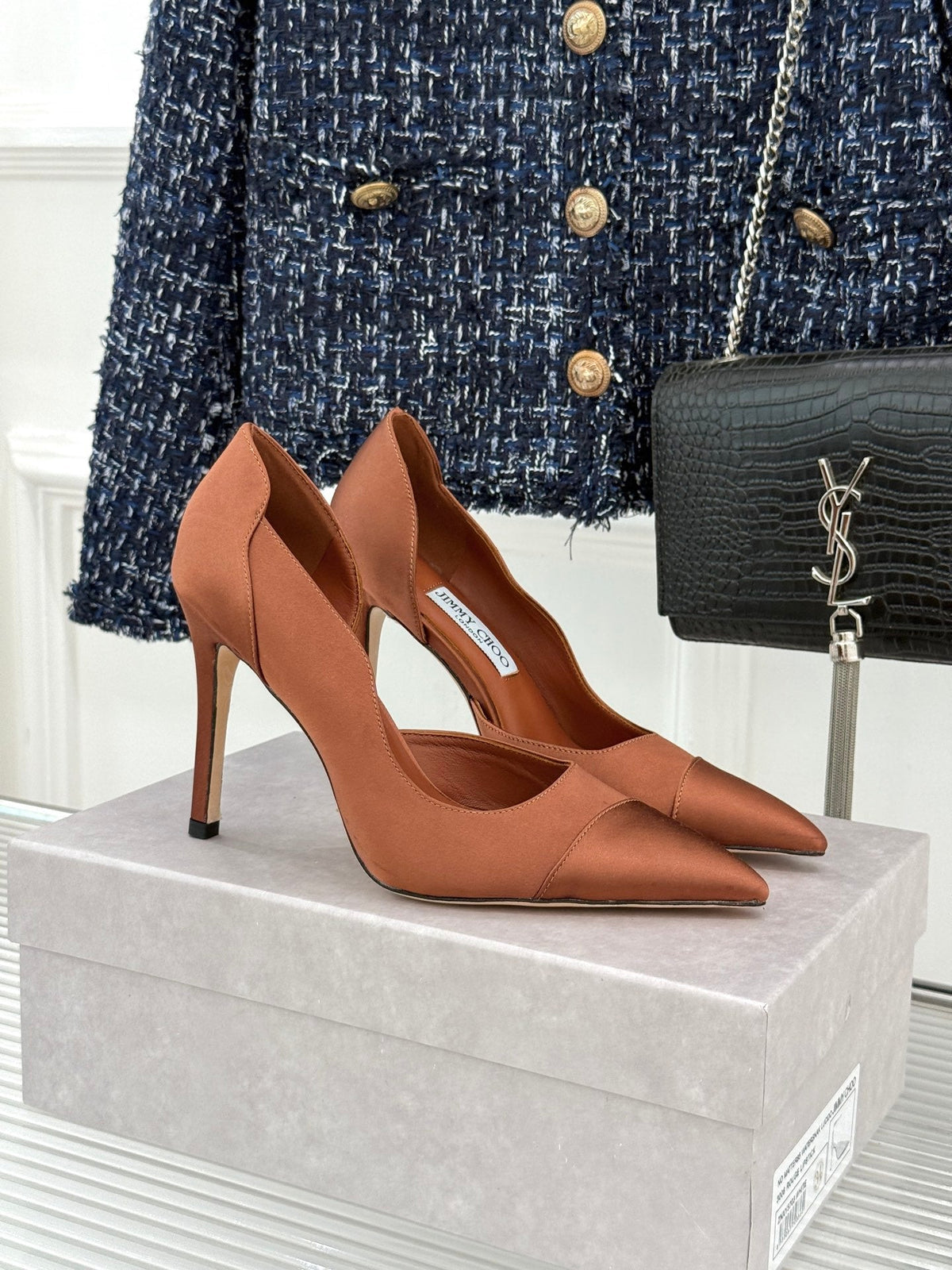 JC 26s Brigitte Pumps 12cm Satin 174555