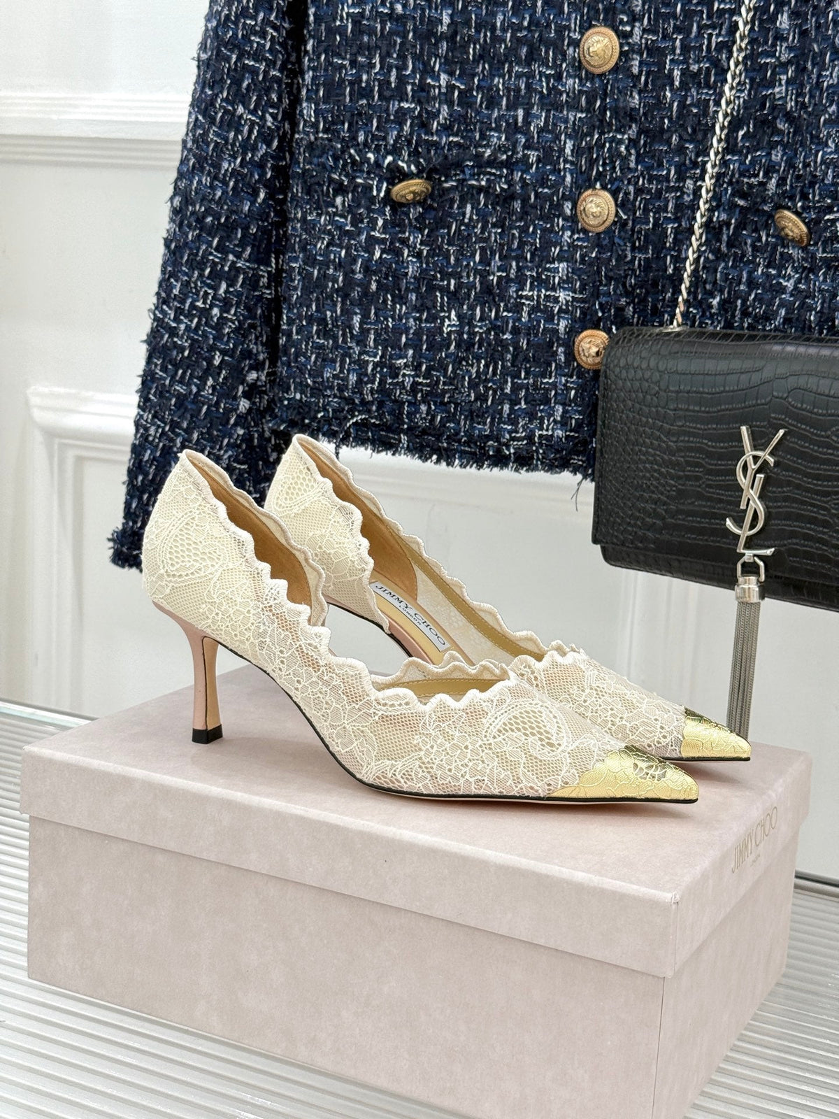 JC 26s Faiz Pumps 6.5cm Lace 174566