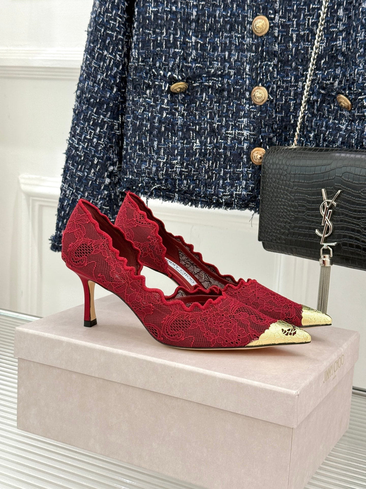 JC 26s Faiz Pumps 6.5cm Lace 174566
