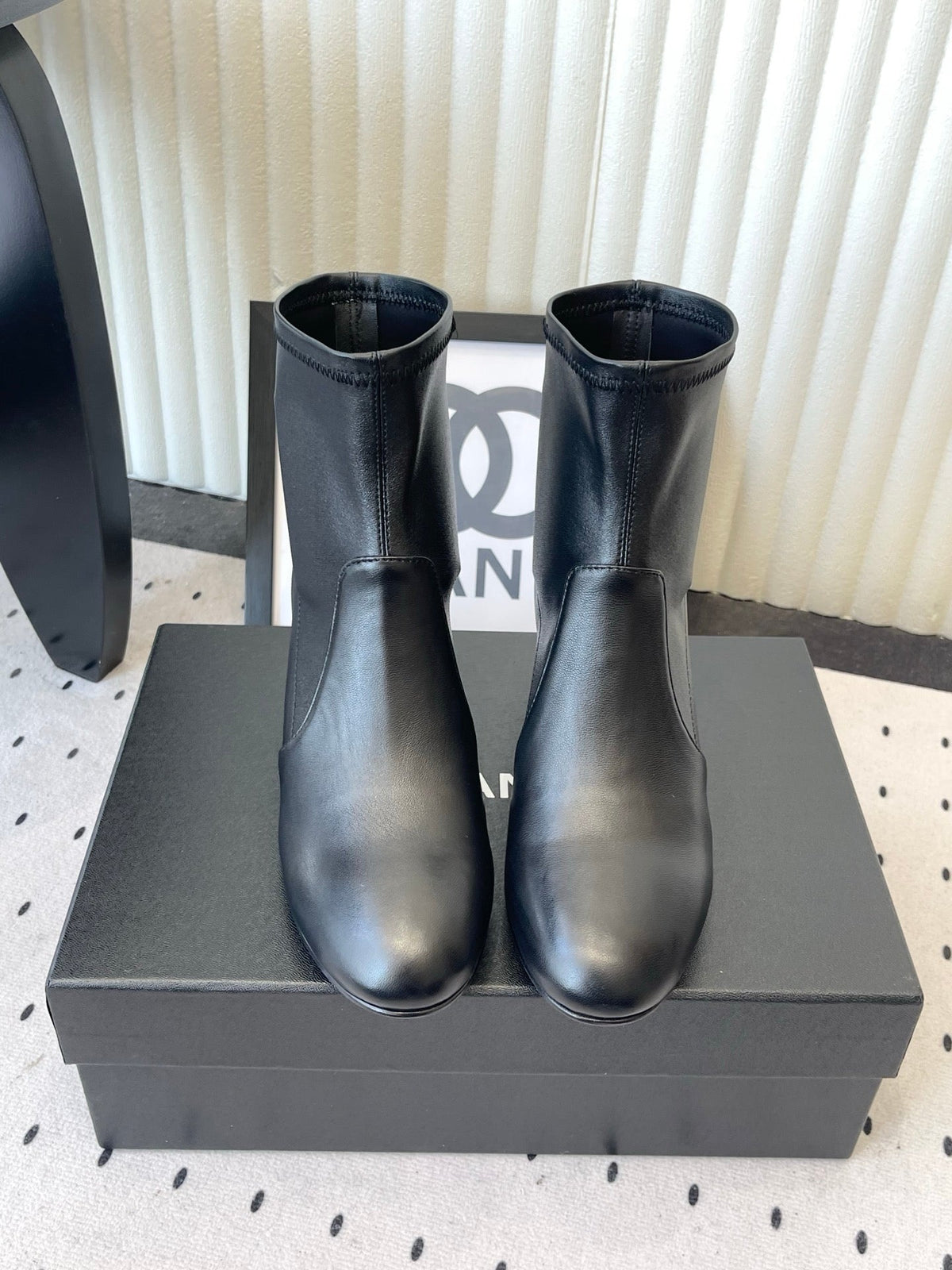 Chanel FW26 Quilted Ankle Short Boots 5cm Lambskin 190012