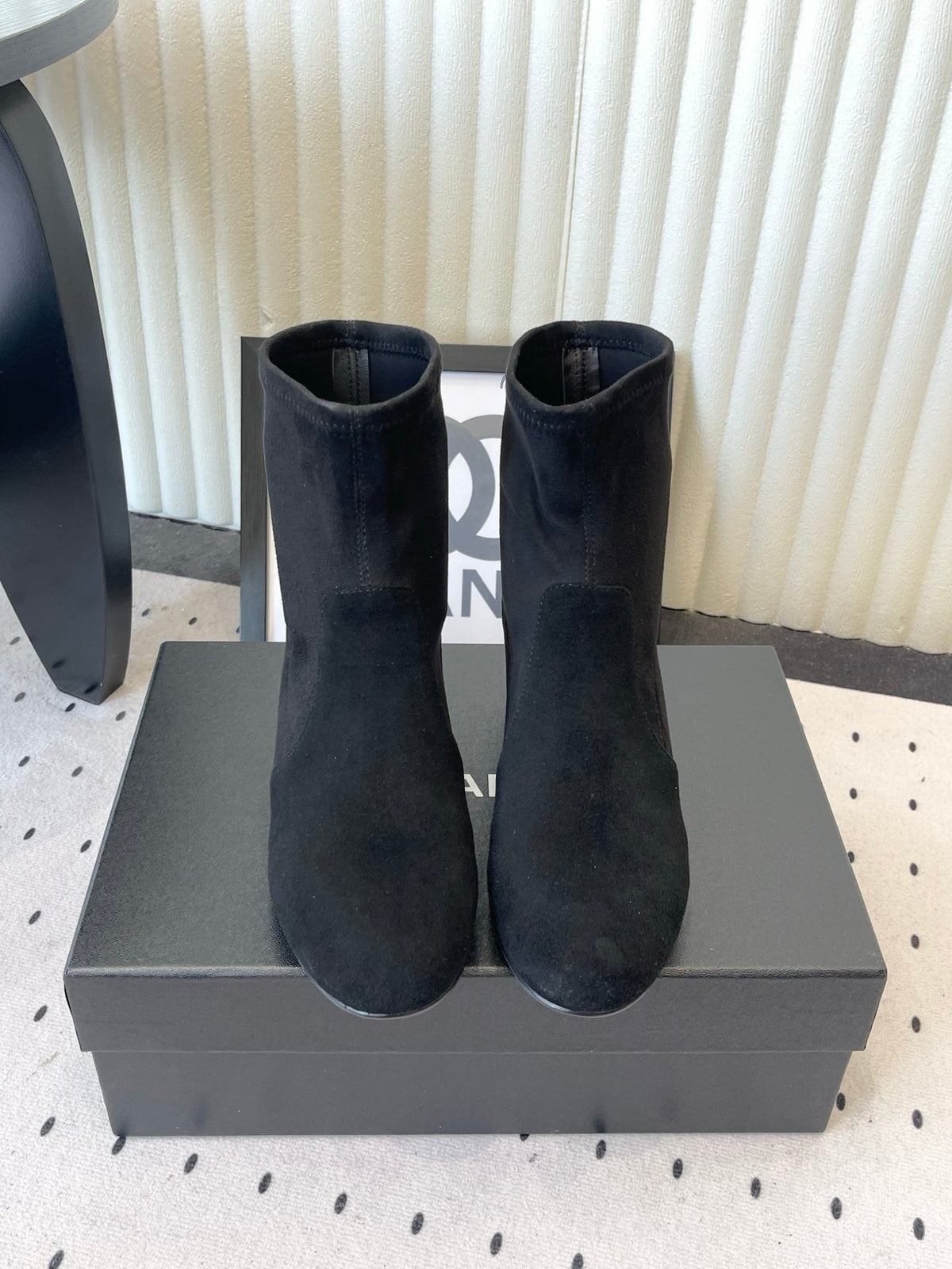 Chanel FW26 Quilted Ankle Short Boots 5cm Lambskin 190012