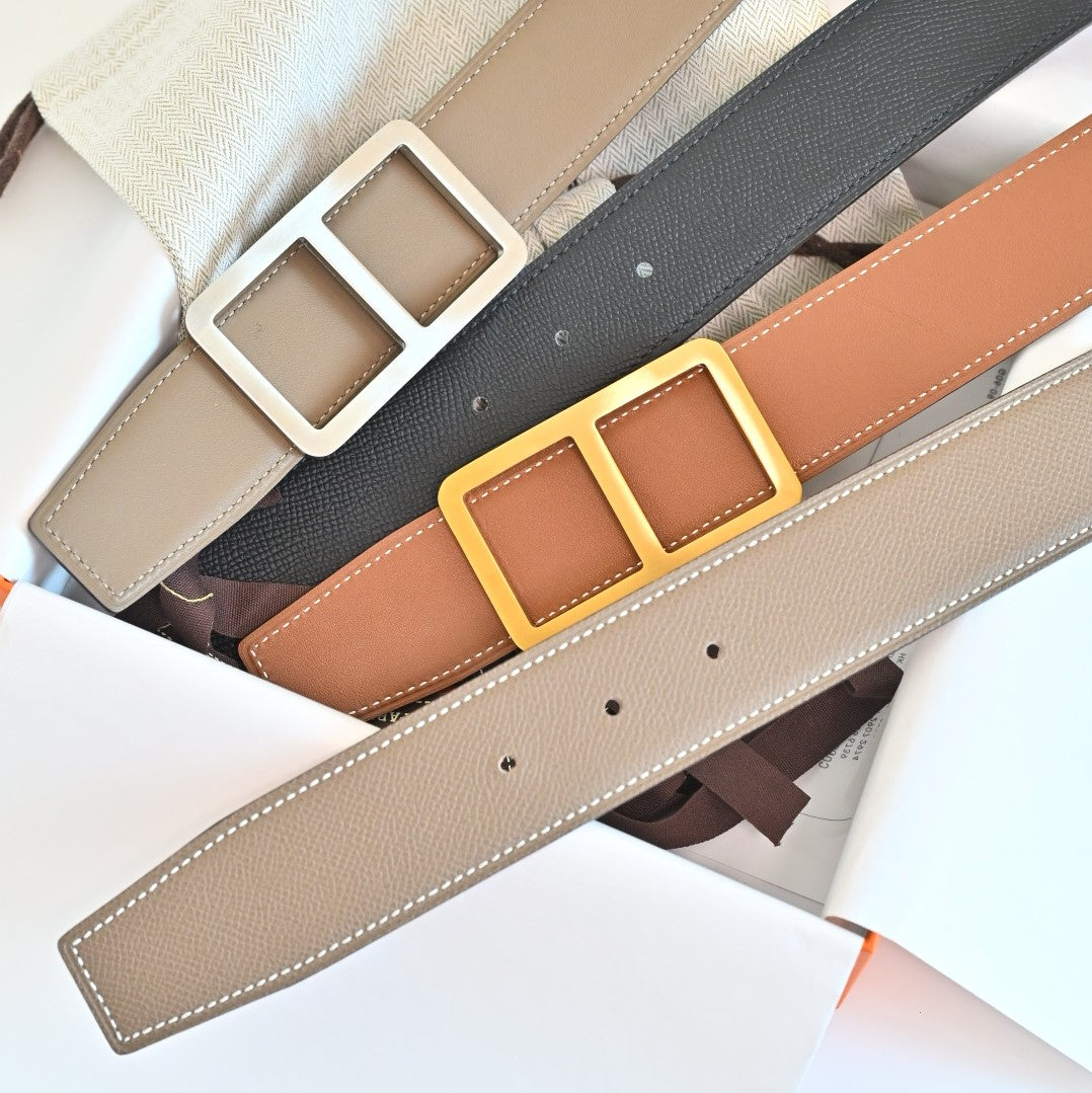 Hermes FW26 Gamma Reversible Belt 38mm Smooth Leather 219891