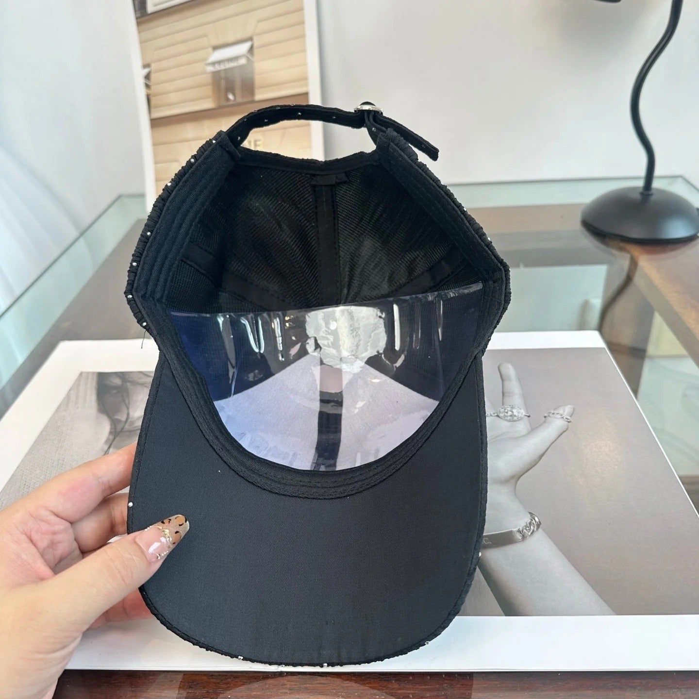 Chanel Rhinestone Baseball Cap 229112