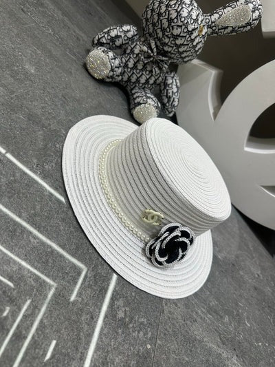 Chanel Straw Hat With Flower 262141
