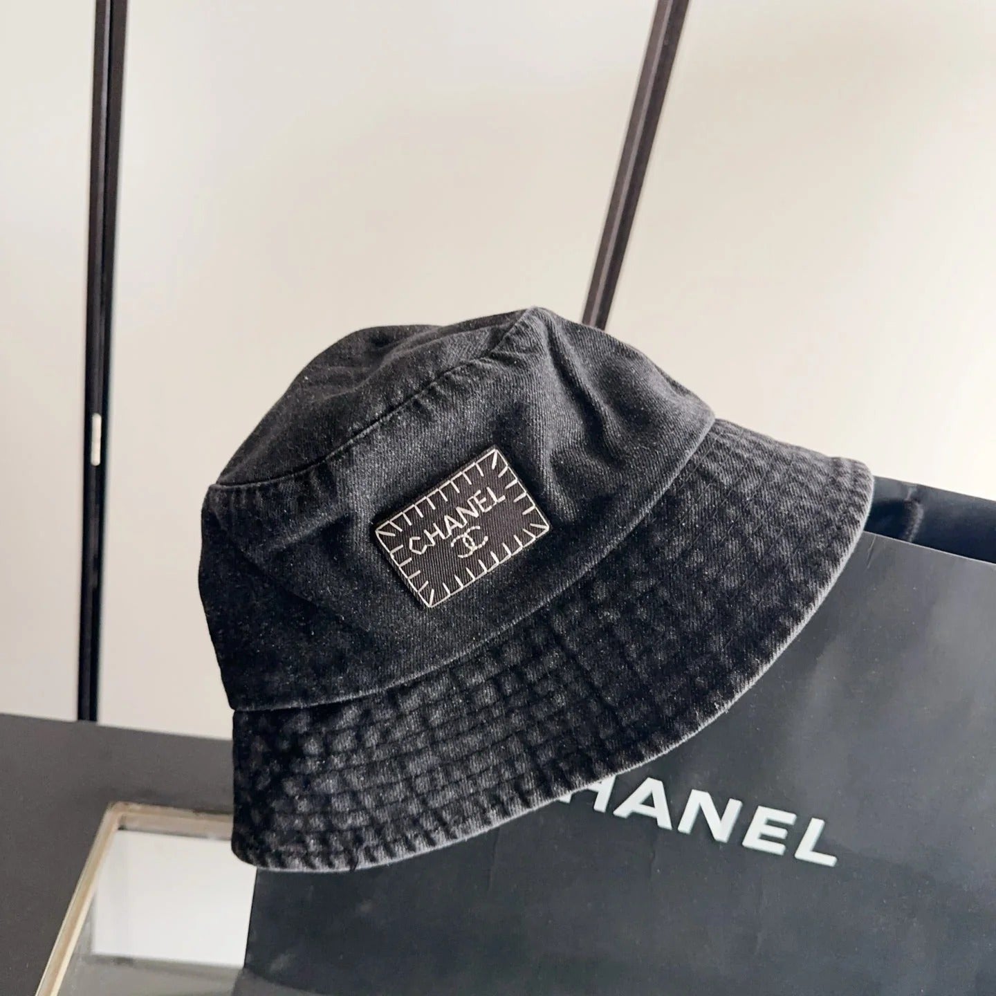 Chanel Denim Vintage Bucket Hat 229055