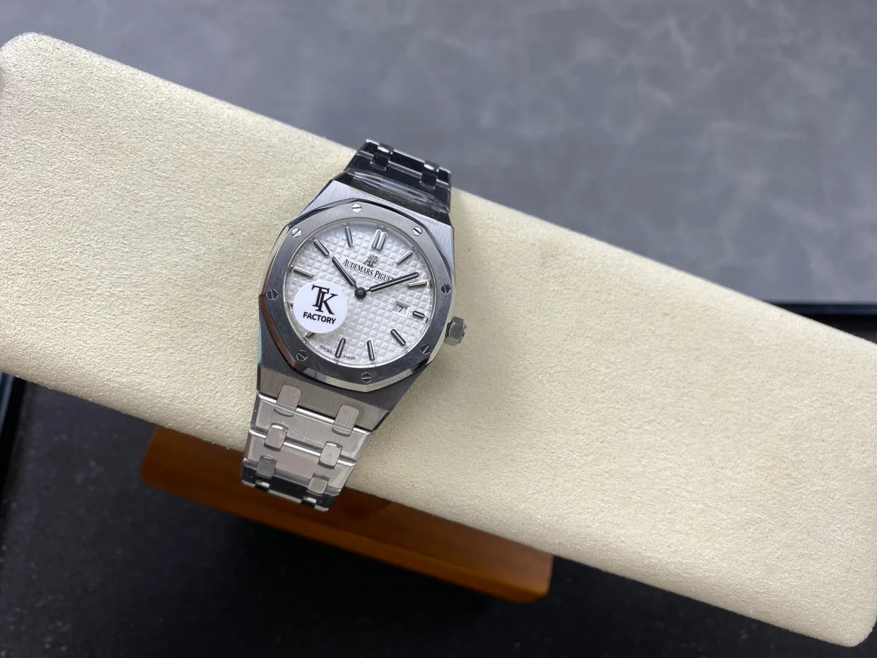 Audemars Piguet Royal Oak White Steel 33mm Watch