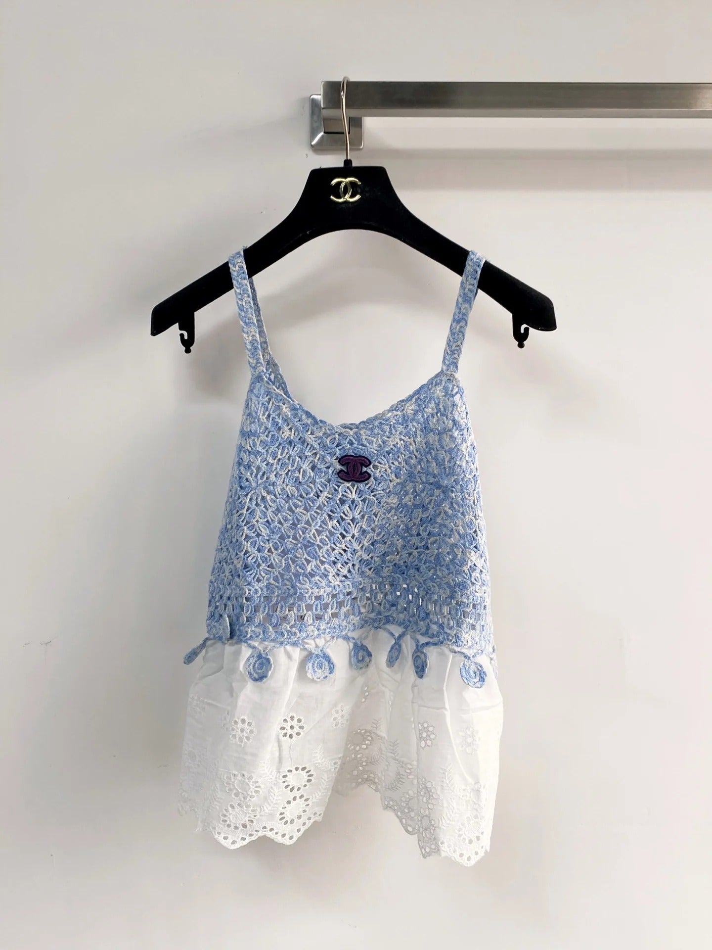 Chanel 2026 Camisole Brown Blue Red Wool Cashmere 149486