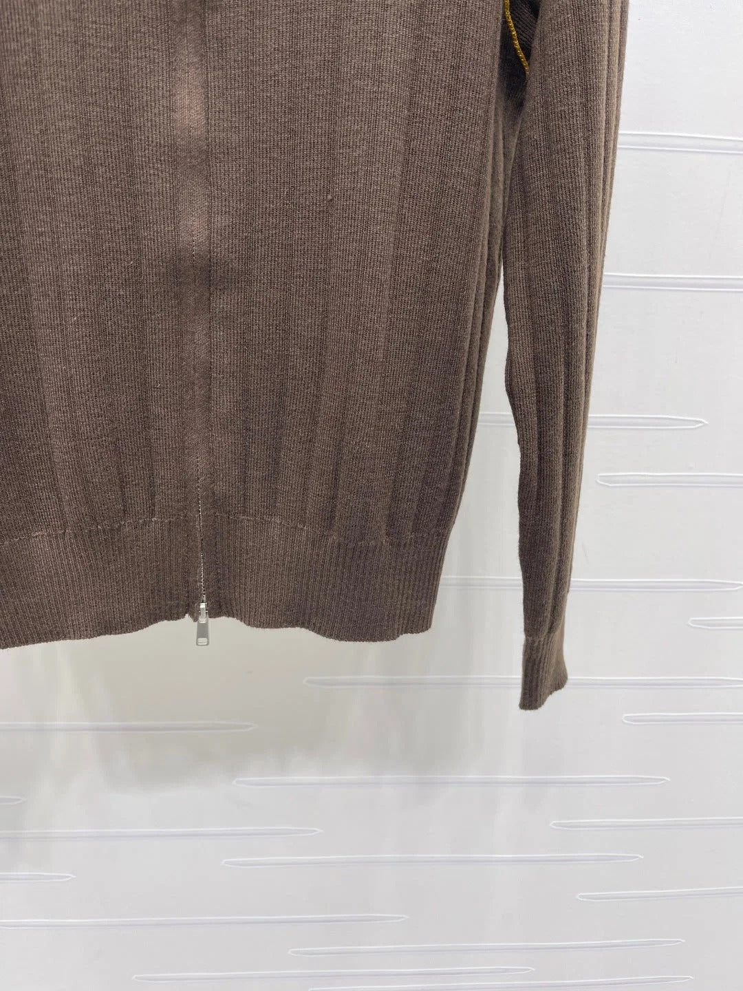 Miumiu 2026 Vertical Ribbed Knit Cardigan Wool 417648