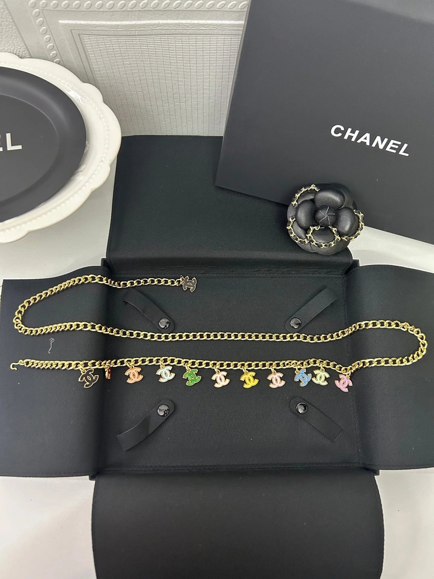 Chanel 2026 Enamel CC Chain Belt 214359