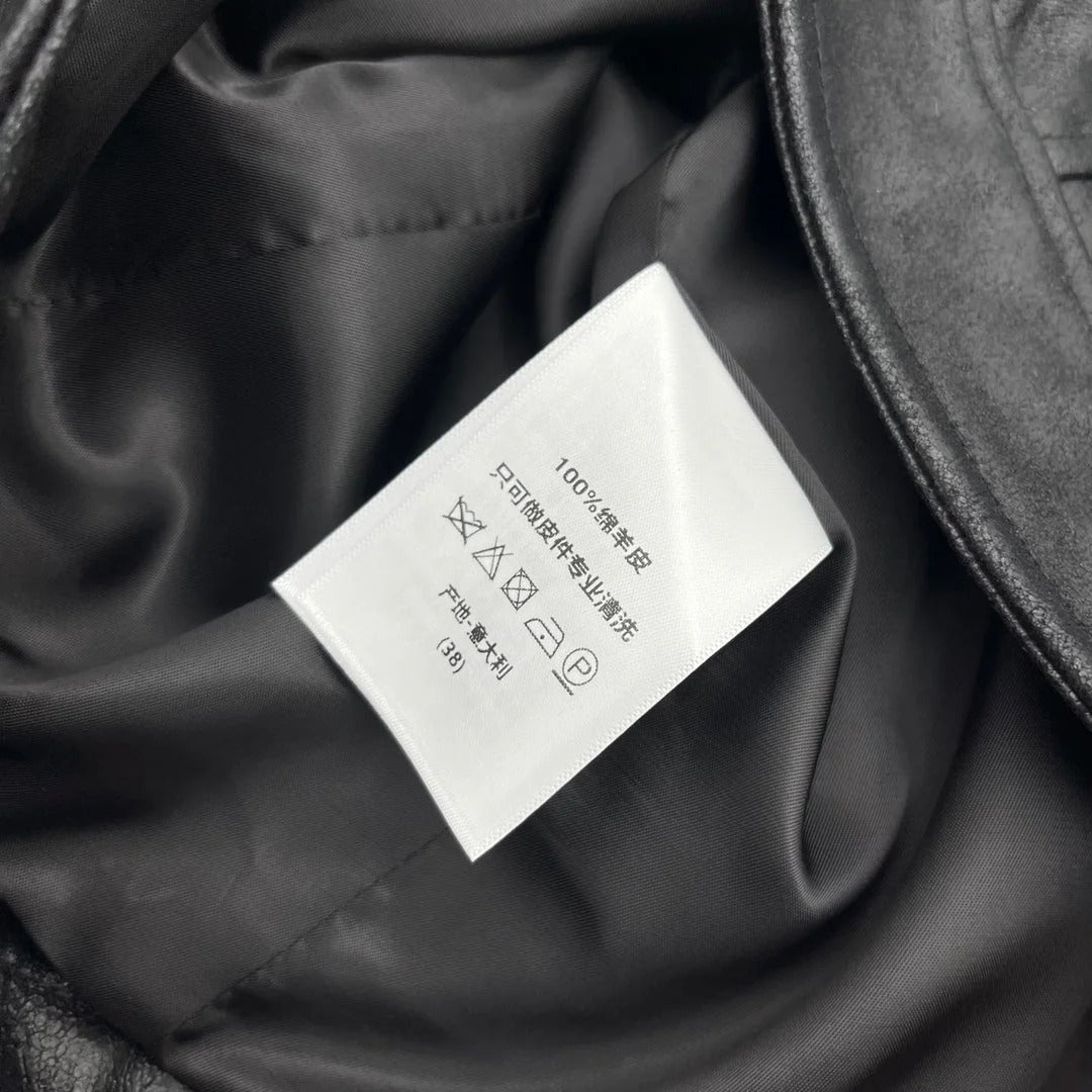 DIOR 25S STAND COLLAR SHEEPSKIN JACKET 845